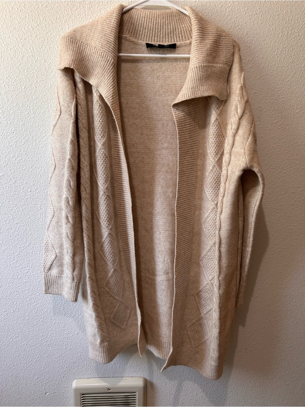 Cozy Open-Front Cable Knit Cardigan